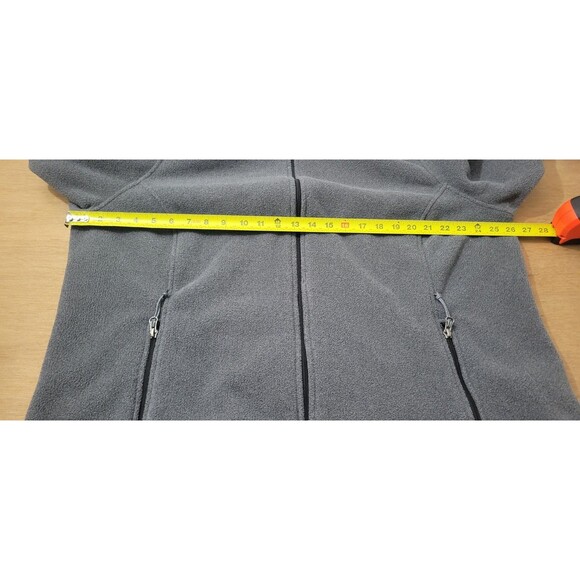 LL Bean Fleece Jacket Women’s 2X Gray Full Zip Polartec Classic - Picture 7 of 9